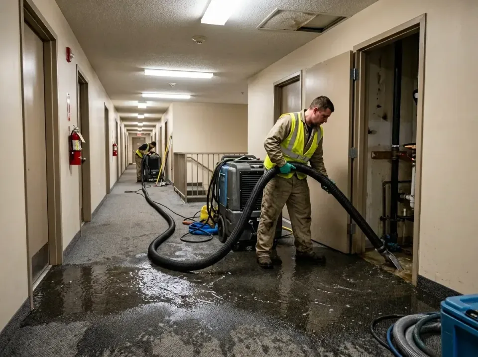 multi-unit-apartment-hallway-f-005 — frequently asked questions, Emergency Burst Pipe Water Extraction & Removal in Anna, IL